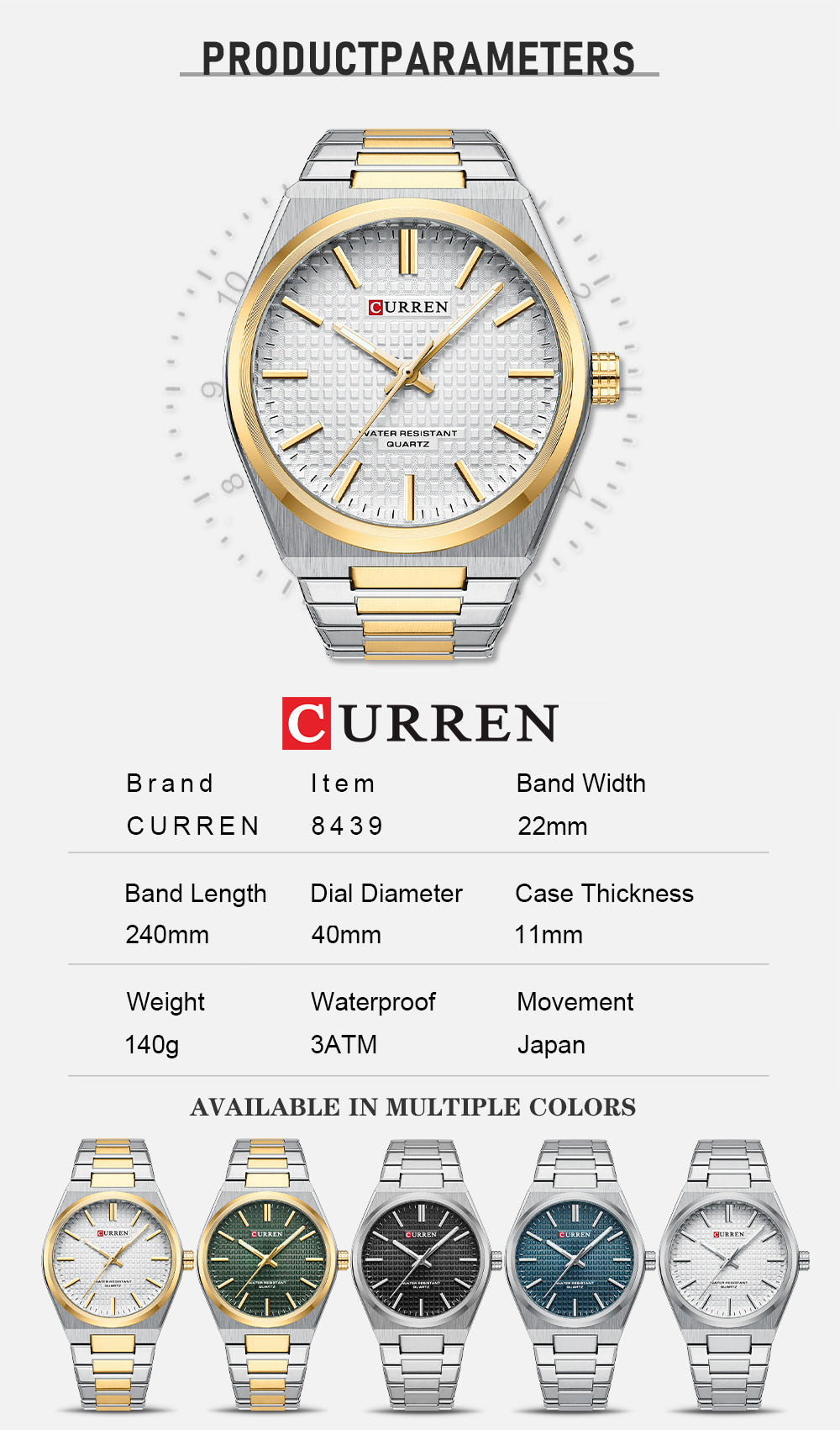 CURREN 8439
