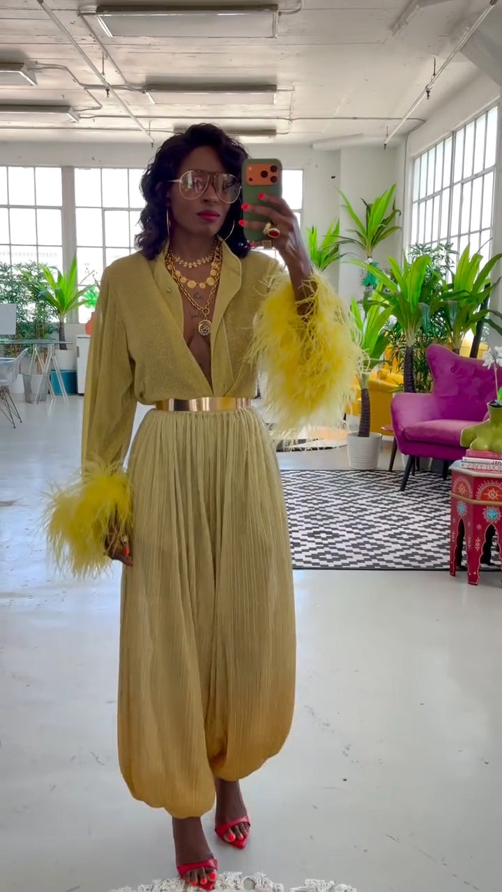 Chartreuse Jumpsuit
