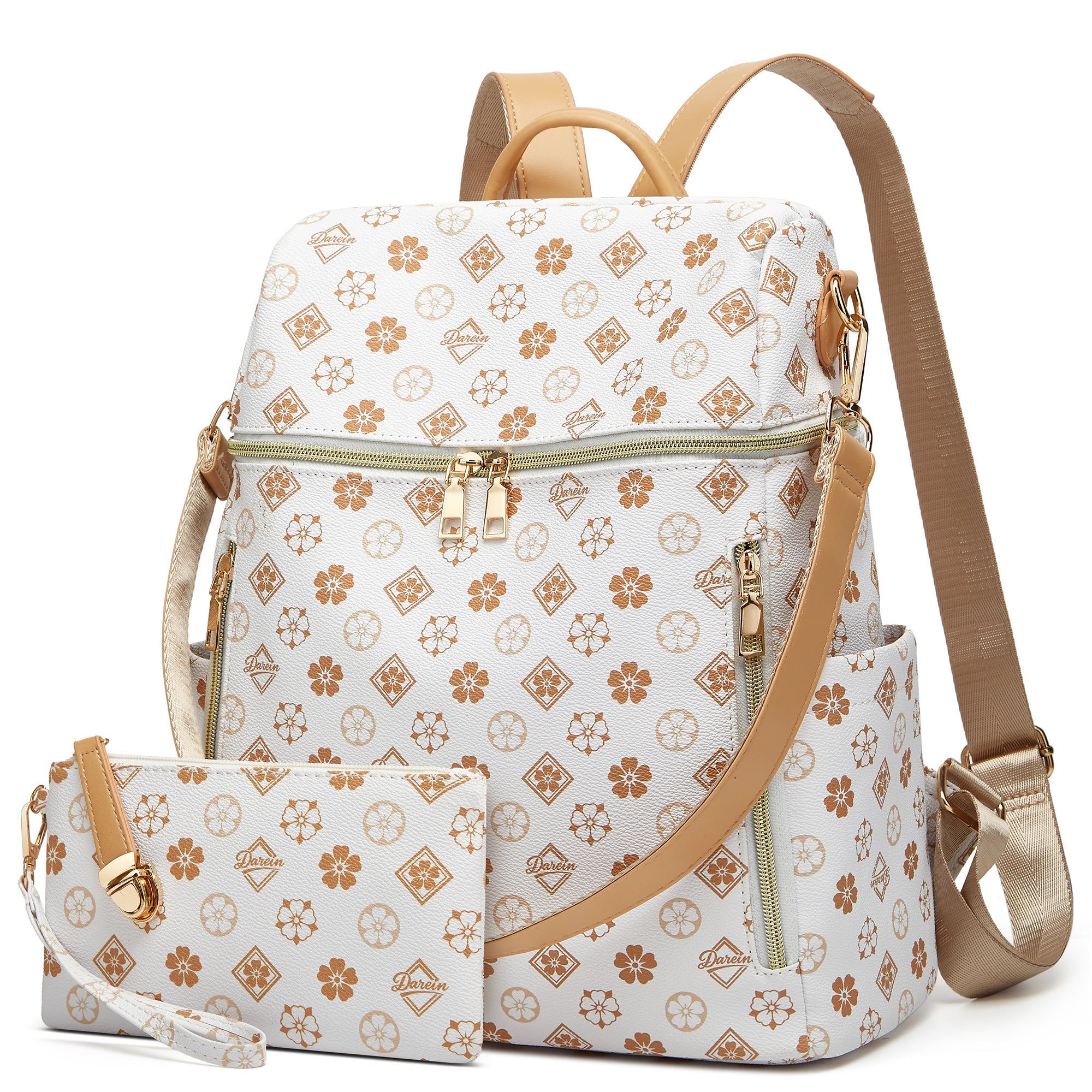Womens Leather Travel Backpack