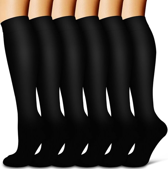 Flower Leaves Compression Socks(6 Pairs)