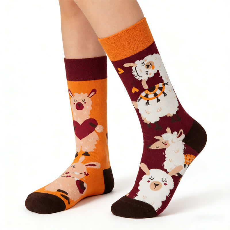 Plusock Playful Alpaca Quarter Socks