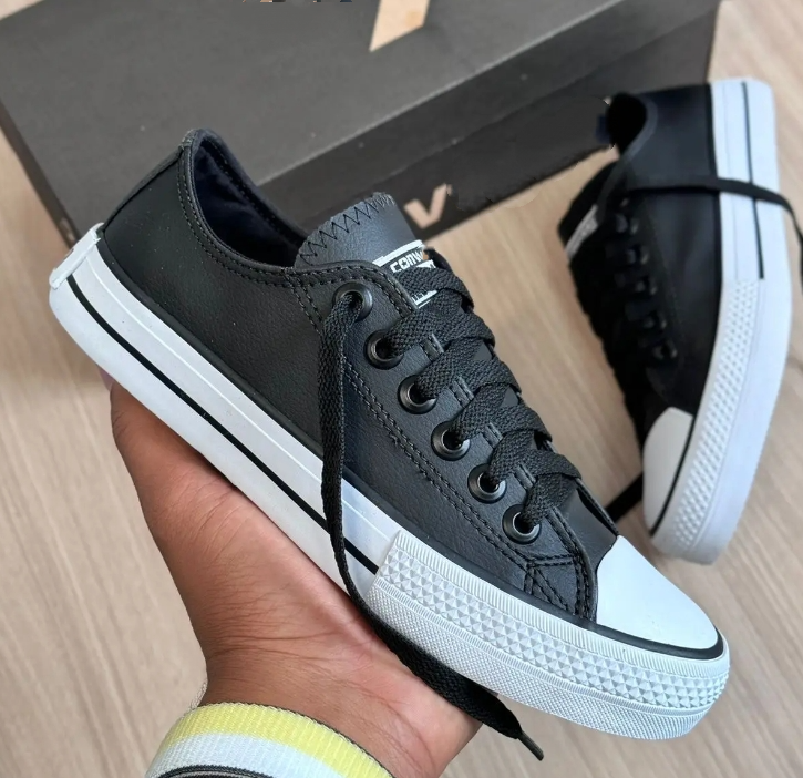 Caramel-Colored Faux Leather Sneakers
