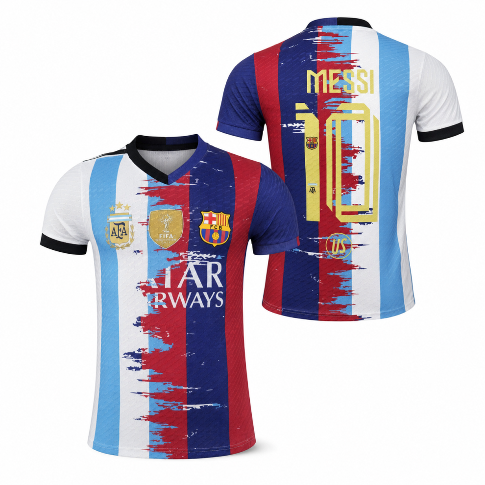 Messi Soccer Jersey Rare Edition – Iconic #10 Player Name & Number Fan Kit