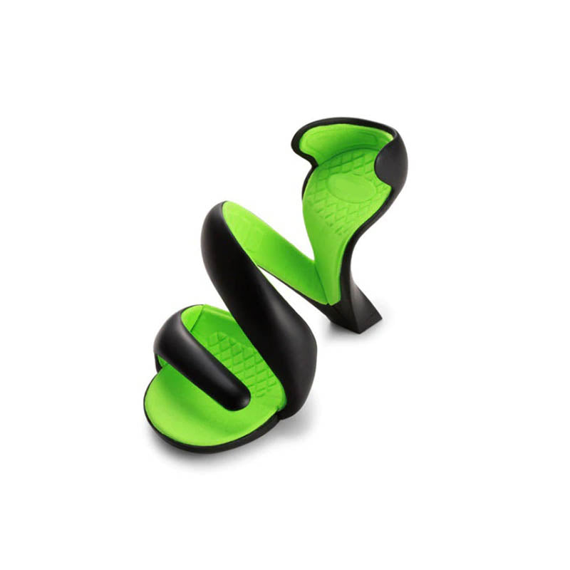 Women's Bottomless Snake Design High Heels
