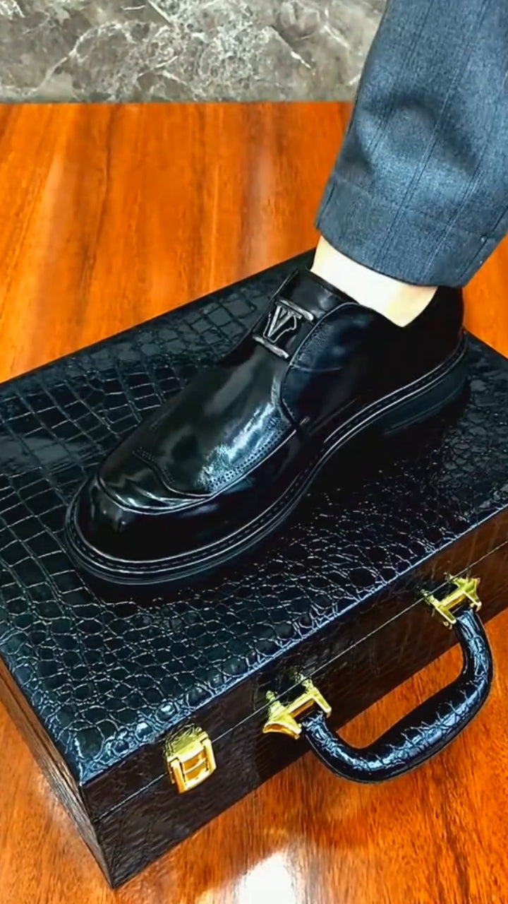British Style Soft Leather Casual Shoes