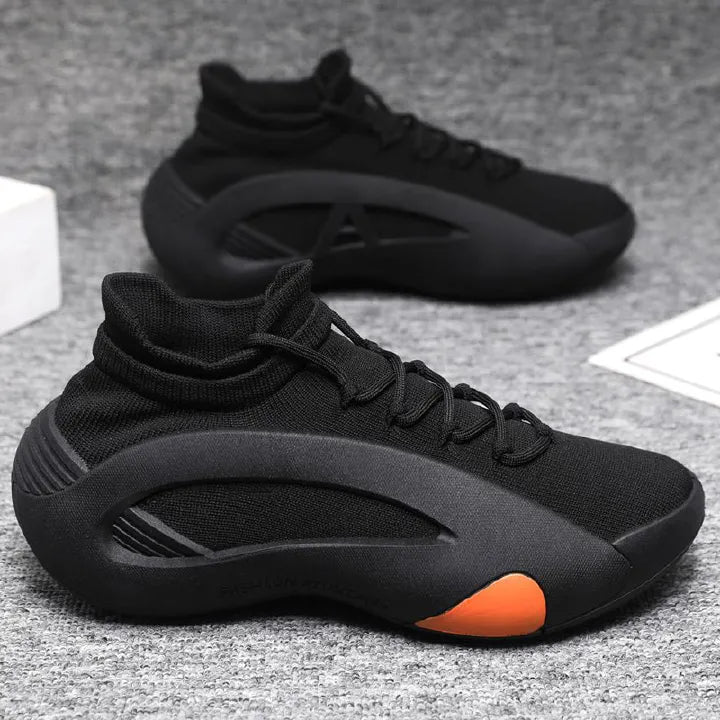 Mens Breathable Knit SlipOns Sneakers