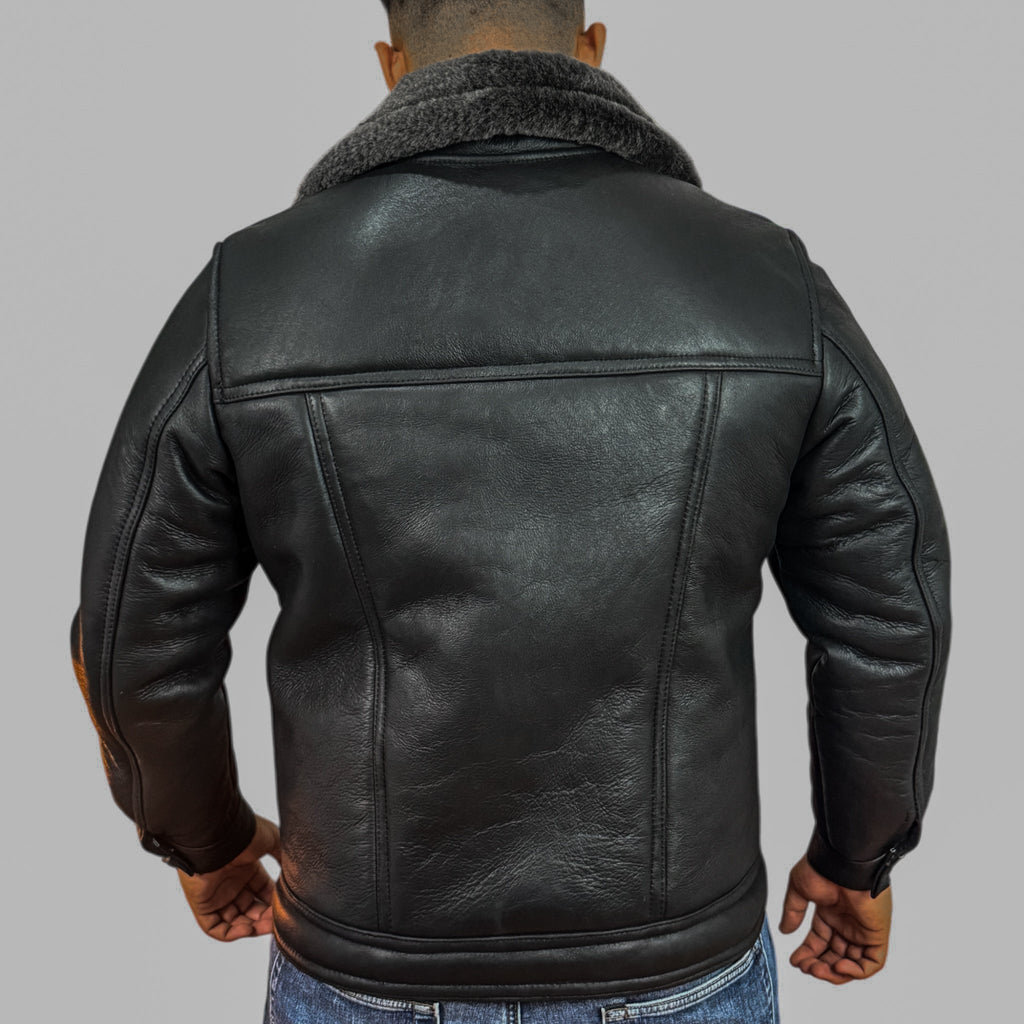 Levis in Genuine Leather with Shearling Wool Interior