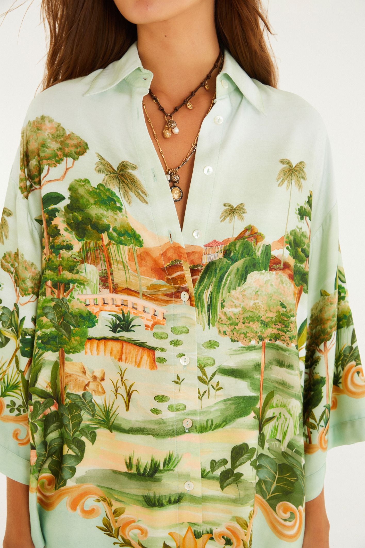 Walk in the Park Printed Shirt & Shorts SET