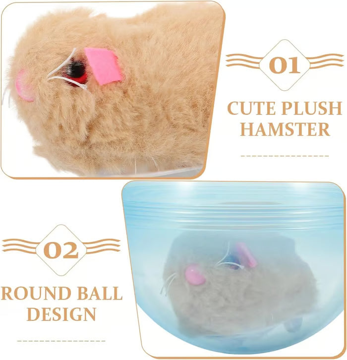 Auto-Rolling Ball with Mouse Hands-Free Play for Indoor Cats
