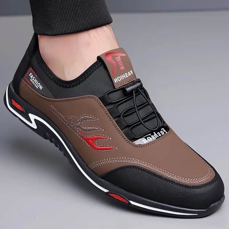 Mens Casual Breathable Lace-up Running Sneakers