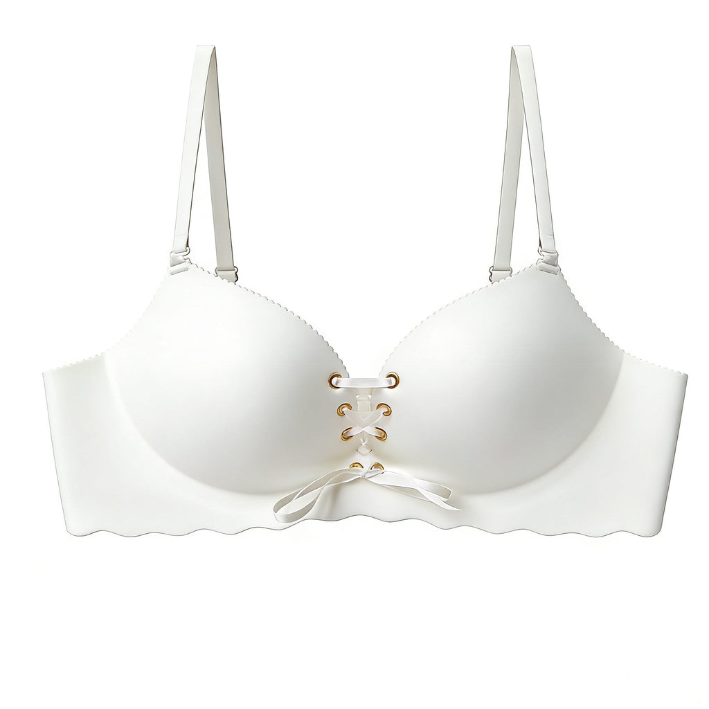 "Add Two Cups" Padded Wireless Plunge Push Up Bra