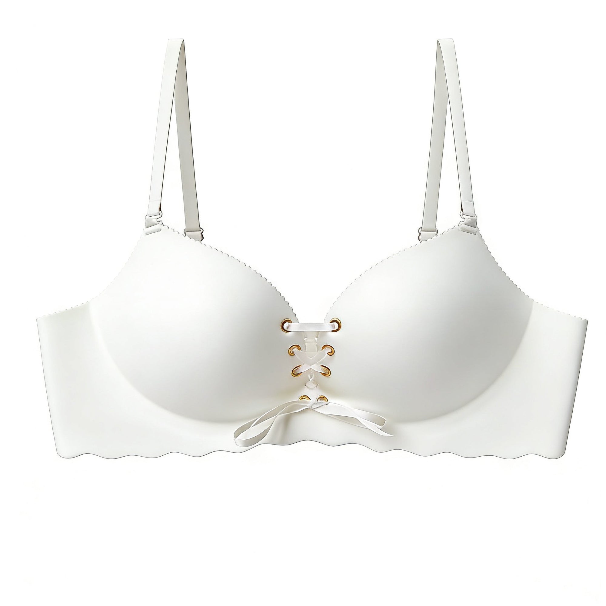 "Add Two Cups" Padded Wireless Plunge Push Up Bra