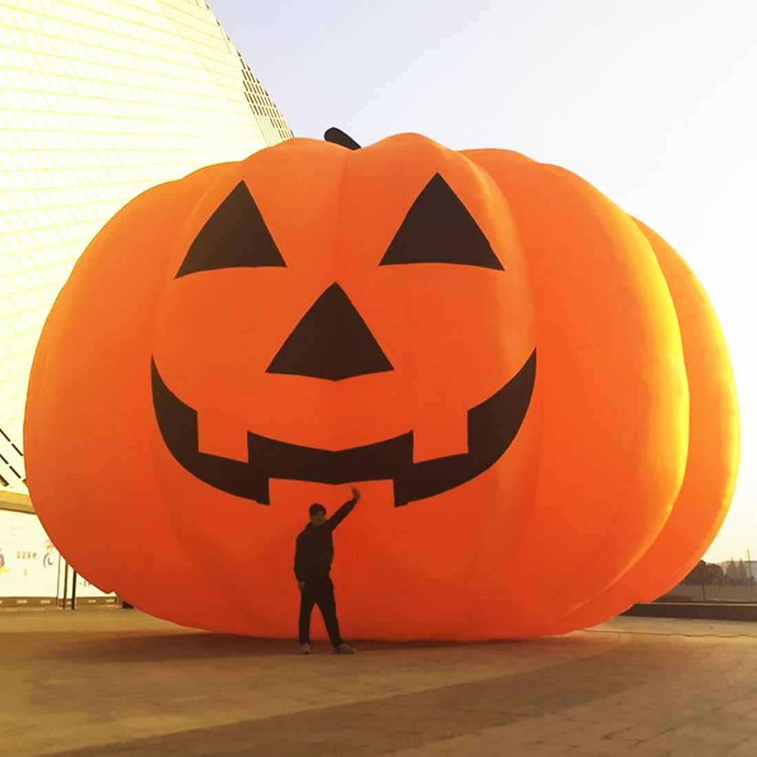20Ft  Inflatables Pumpkin with 550W Waterproof Air Blower & LED Lights