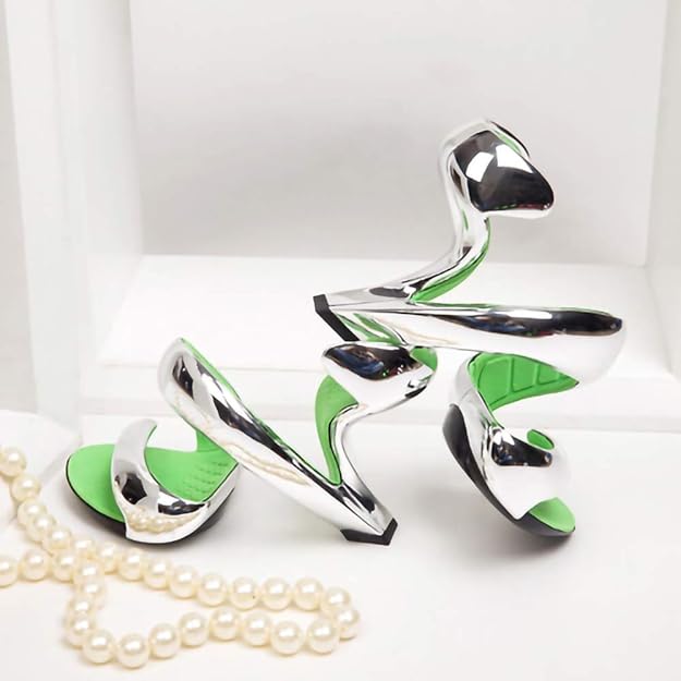 Women's Bottomless Snake Design High Heels