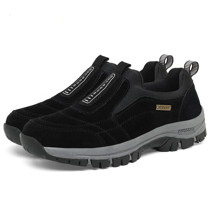 （⏰Clearance Sale 70% OFF🔥）Men's Comfortable Waterproof Orthopedic Walking Shoes Hiking Shoes(🎁Included as a Gift: Free Insoles and Socks)