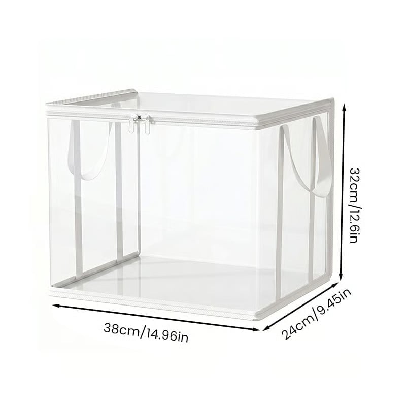 Premium Transparent Foldable Children's Doll Storage Bucket