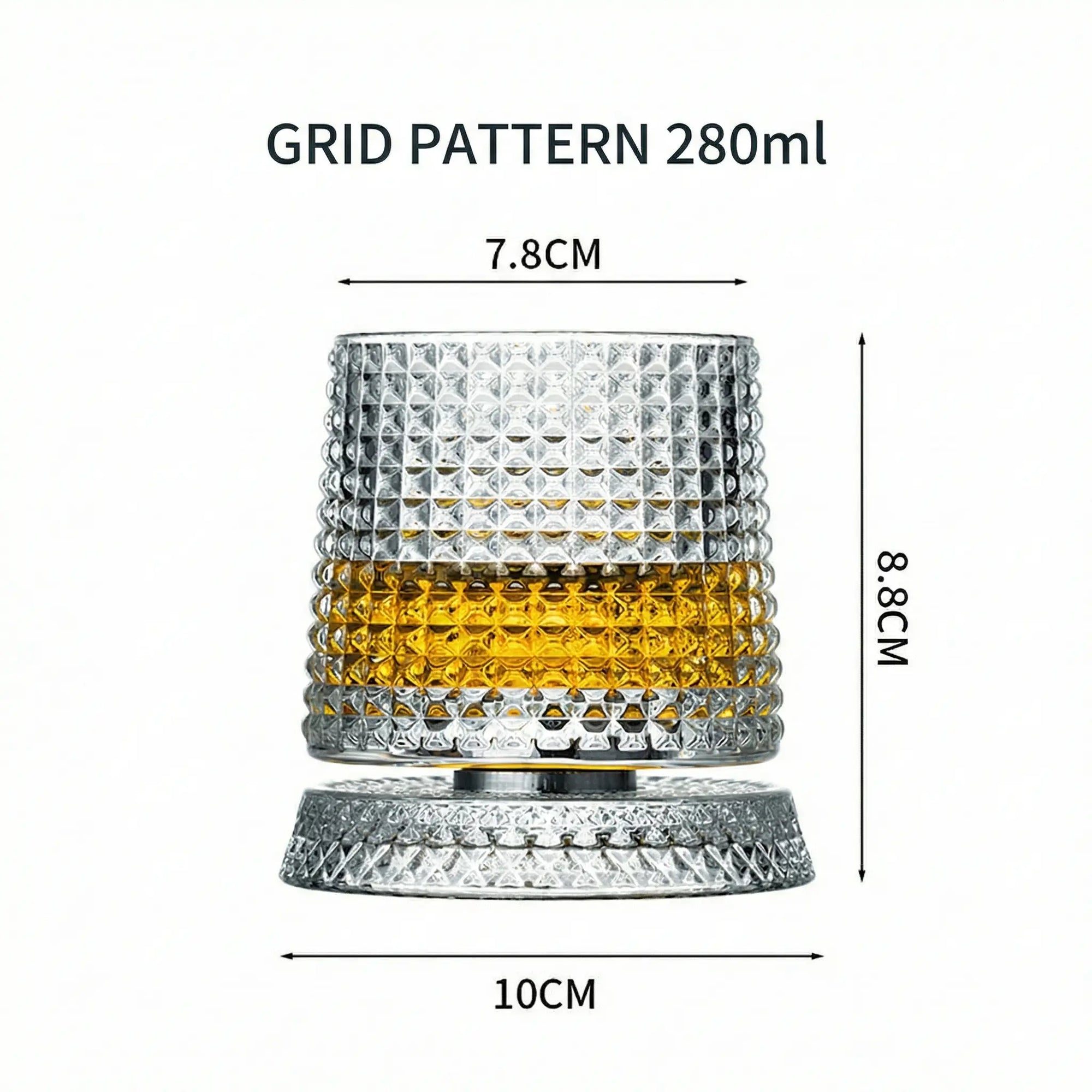 Diamond Cut Spinning Tumbler