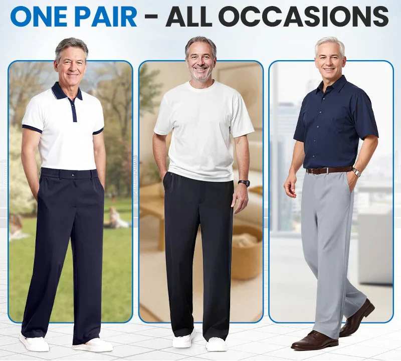 High-Stretch Breathable Waterproof and Quick-Drying  Ice Silk Trousers