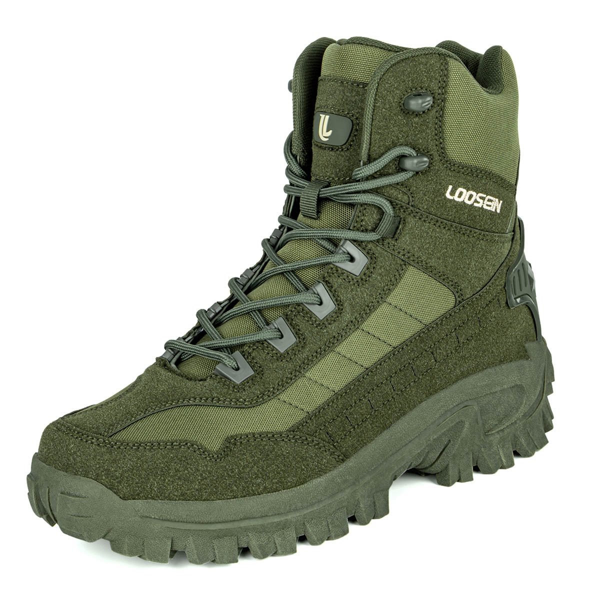 (🎁Free Socks Giveaway🧦) Mens Orthopedic Support Anti-Puncture Work Boots Waterproof Anti-Sprain Hiking Boots