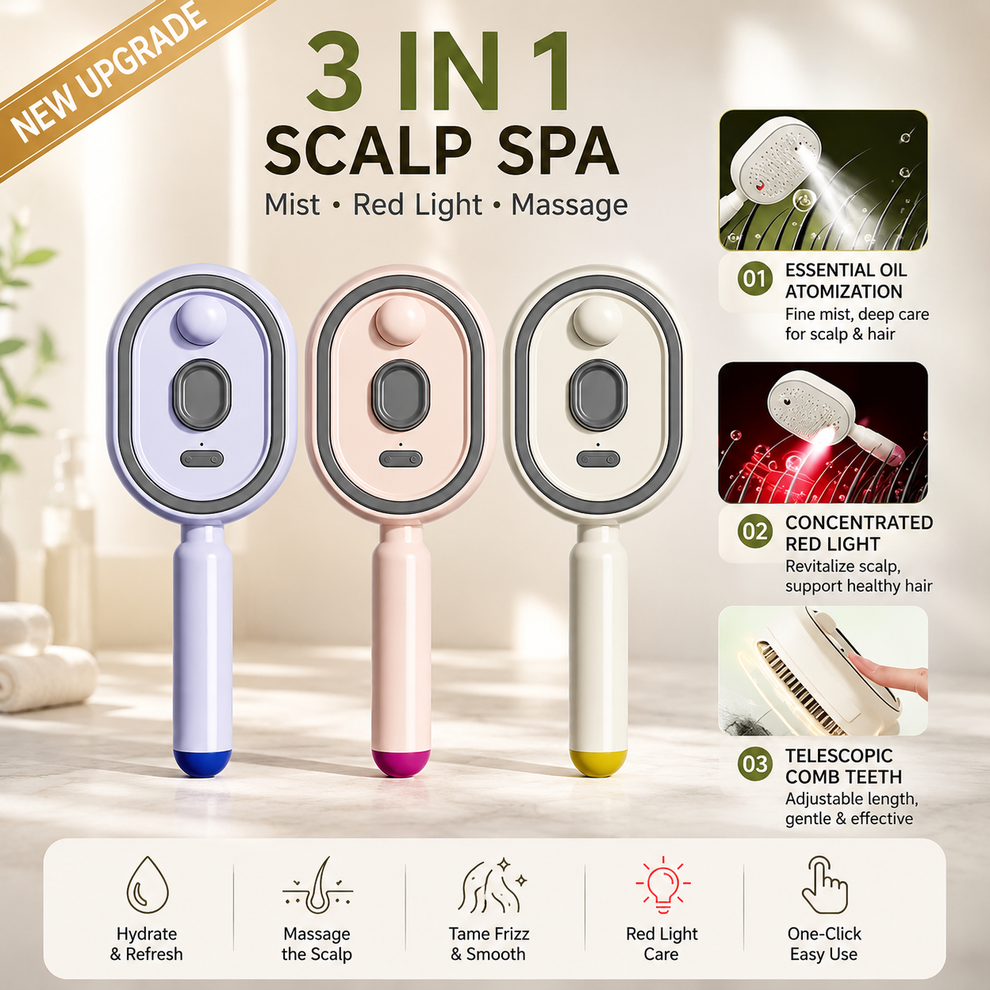 Electric Spray Air Cushion Massage Comb
