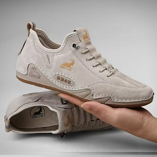 Outdoors Leather Breathable Men's Casual Leather Shoes