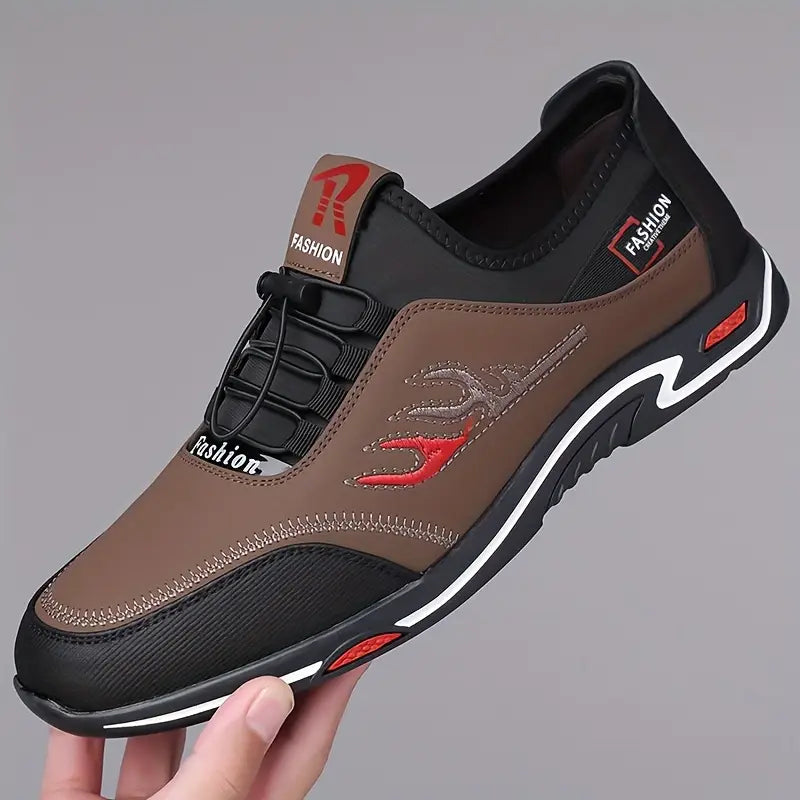 Mens Casual Breathable Lace-up Running Sneakers