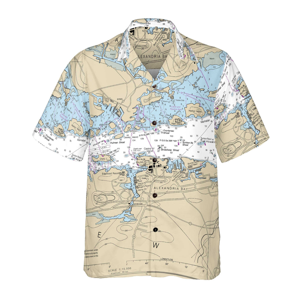 The Alexandria Bay Coconut Button Camp Shirt