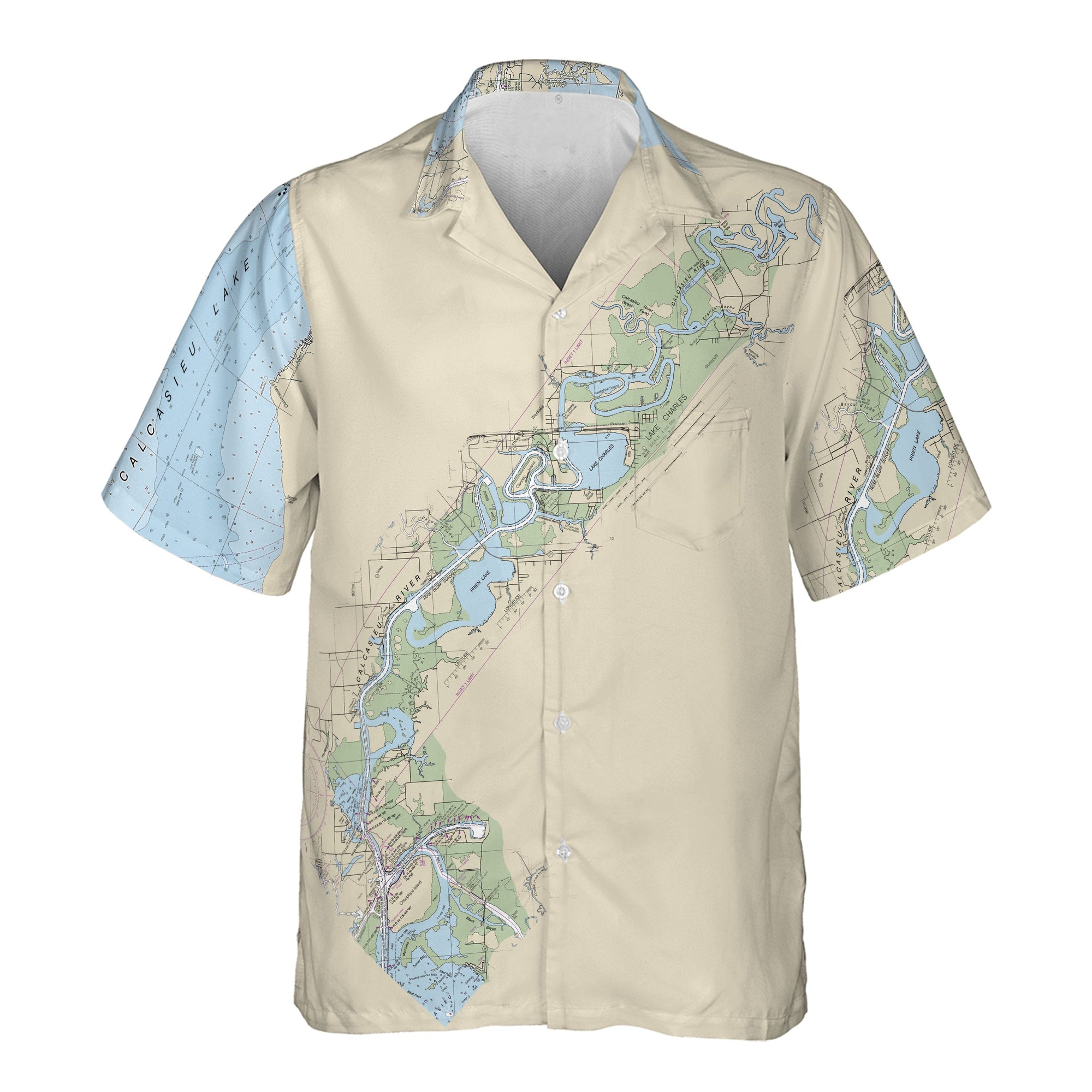 The Calcasieu Estuary Pocket Camp Shirt