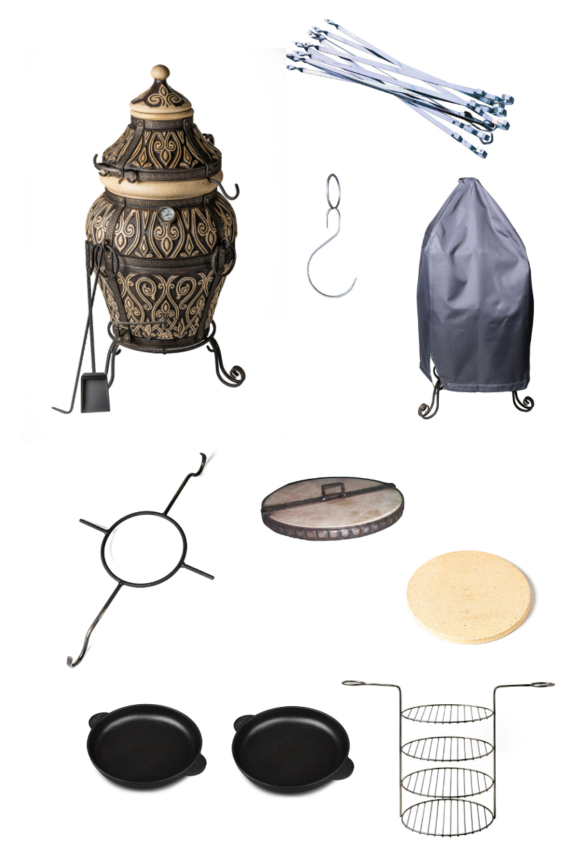 Turkish Kebab Clay Oven Full Set