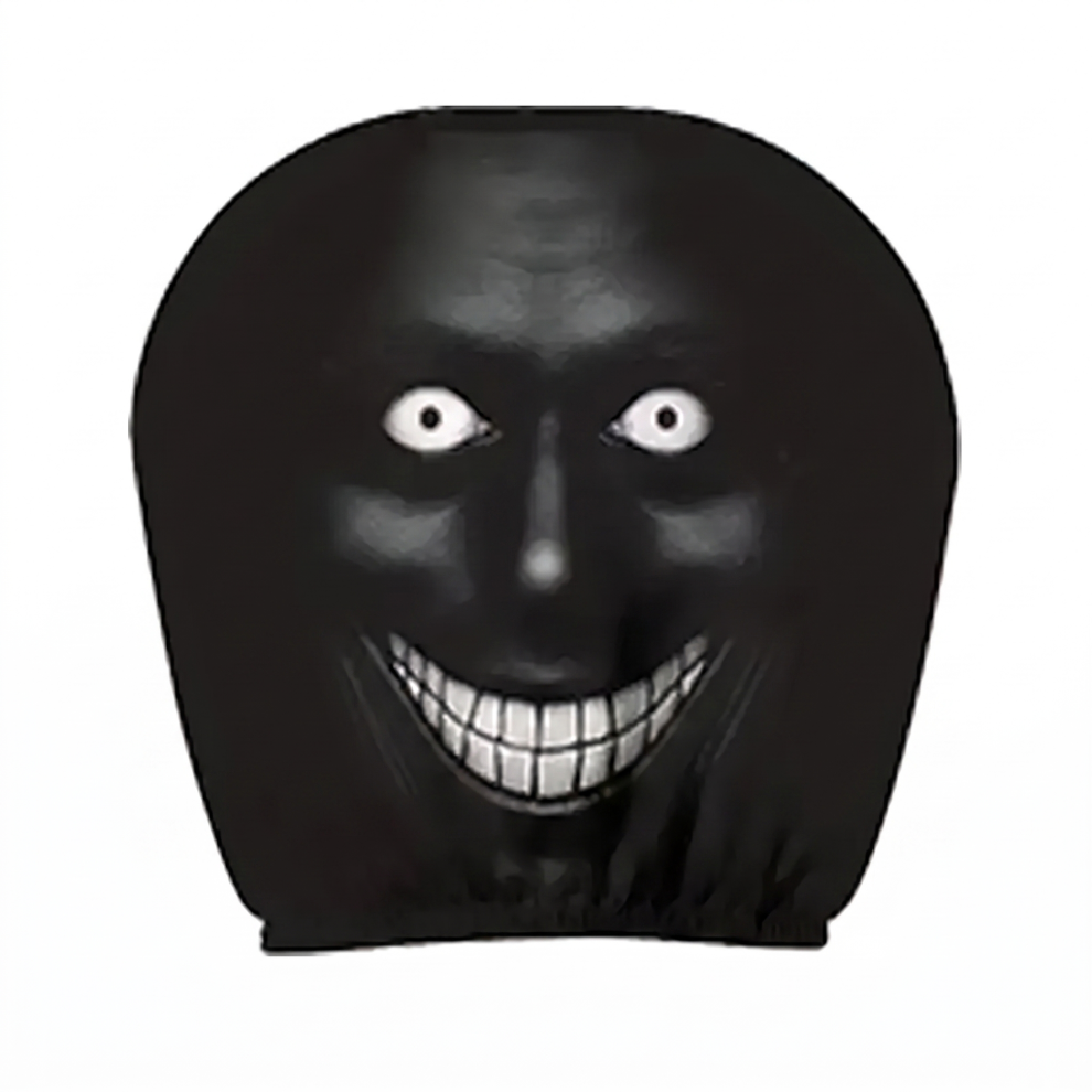 Phantom Headrest Covers，Horror Car Window Decals(Universal Fit）