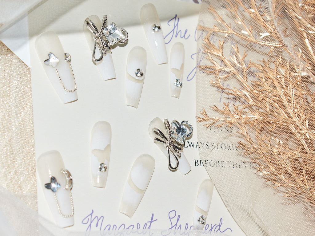 Celestial Bowtie French Tips