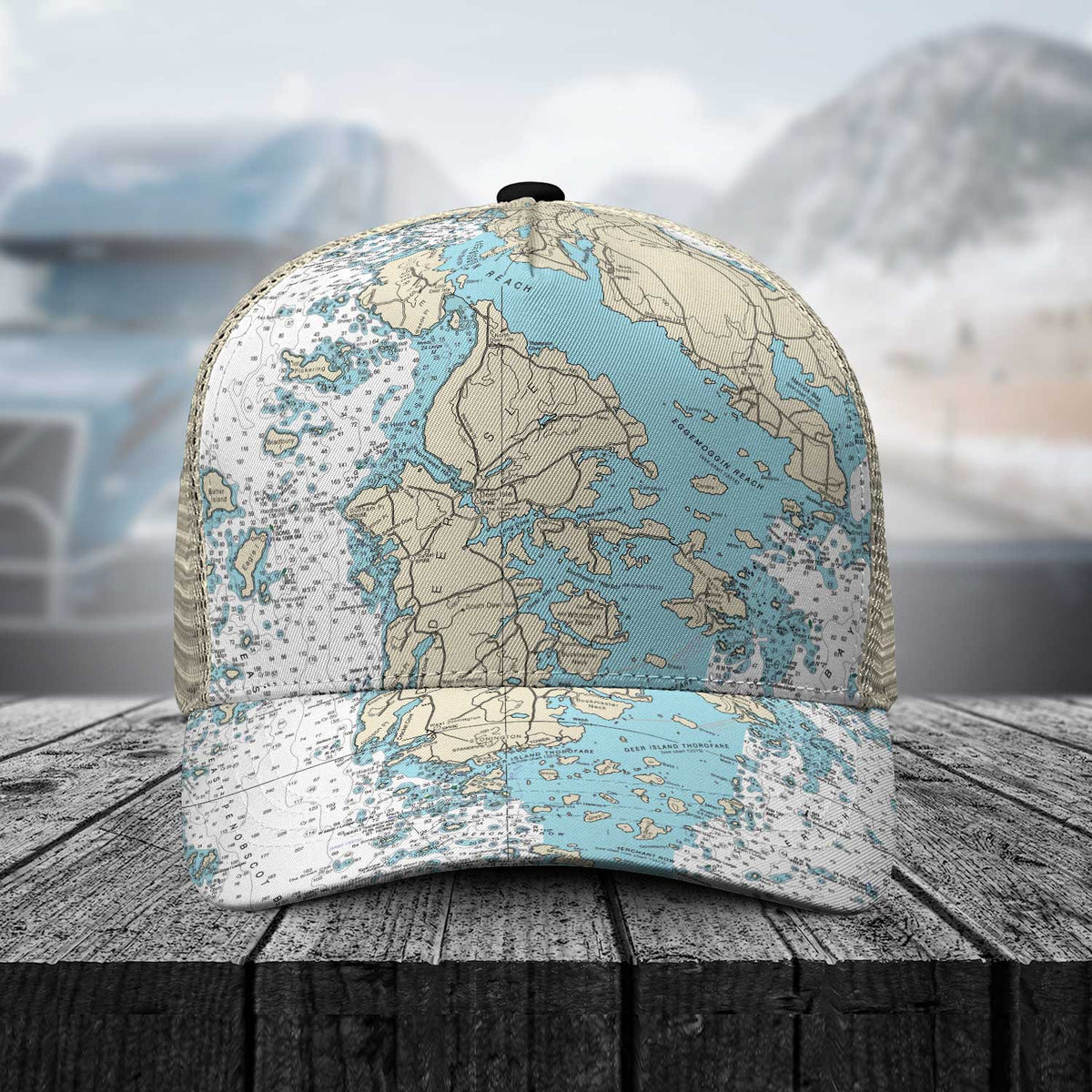The Deer Isle and Stonington Mesh Cap
