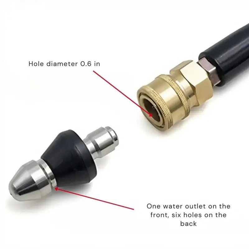 DredgeBlast - Pressure Washer Drain Jet Nozzle