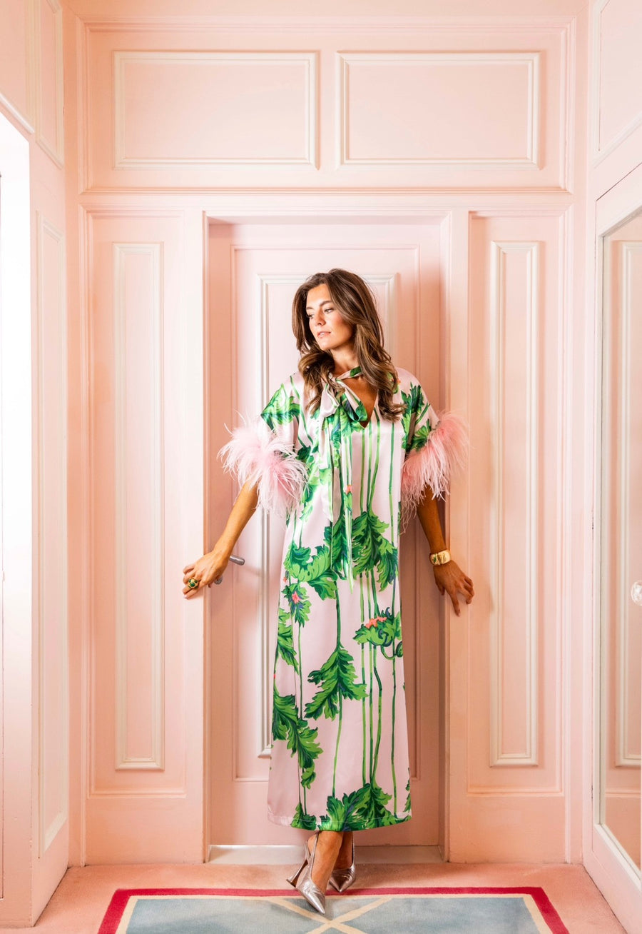 Elegant Bordeaux Maxi Dress