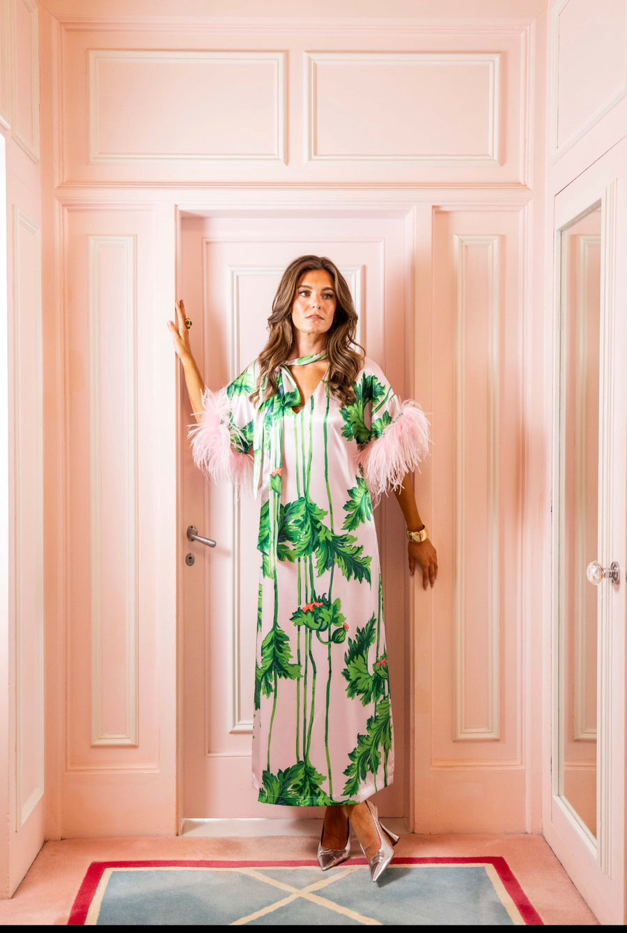 Elegant Bordeaux Maxi Dress