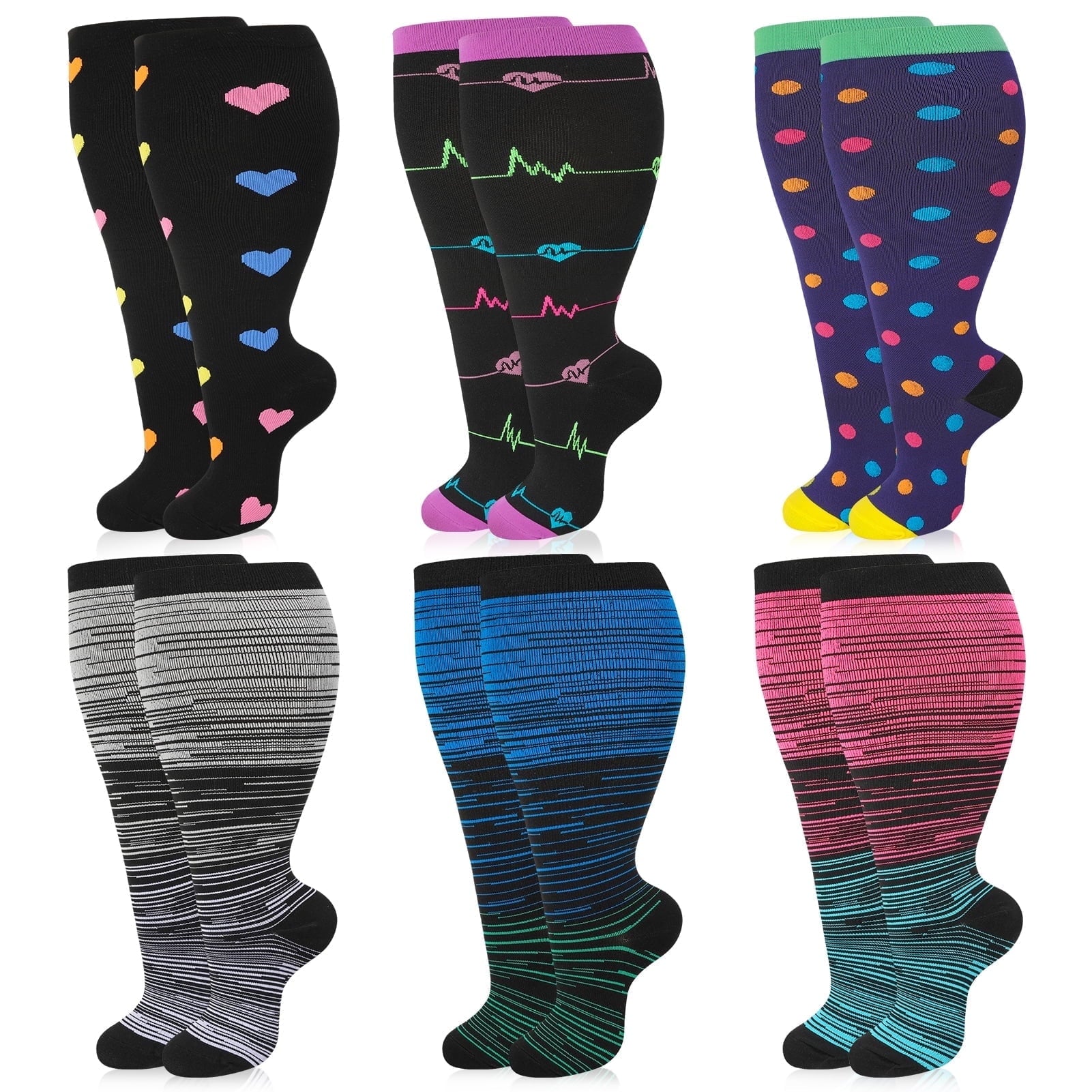 Circulation Support Relief Neuropathy Feet Varicose veins Diabetic Compression Socks
