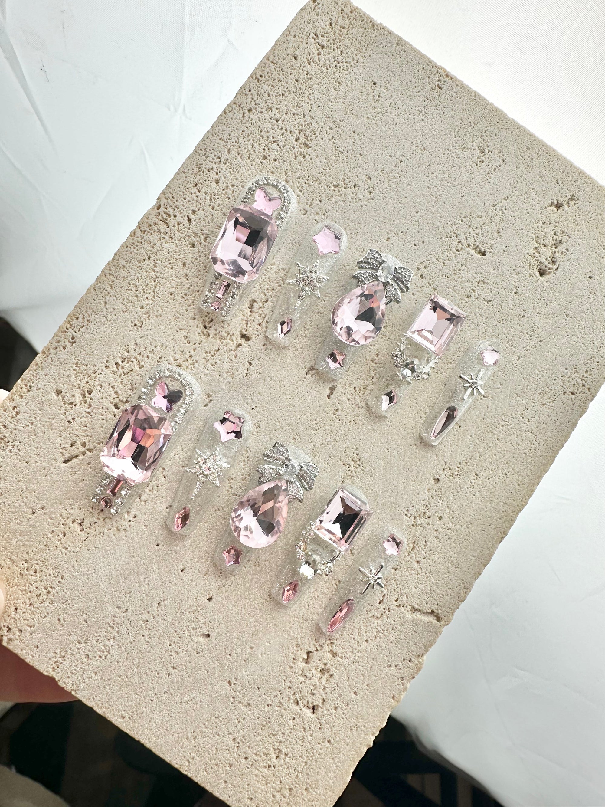 Bling bling Fantasy Press On Nails