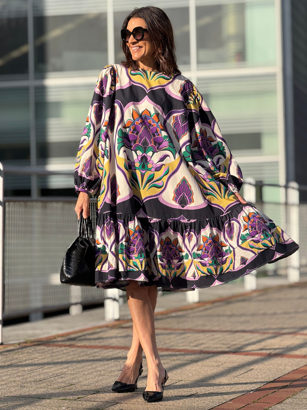 Dress Jada Print Black