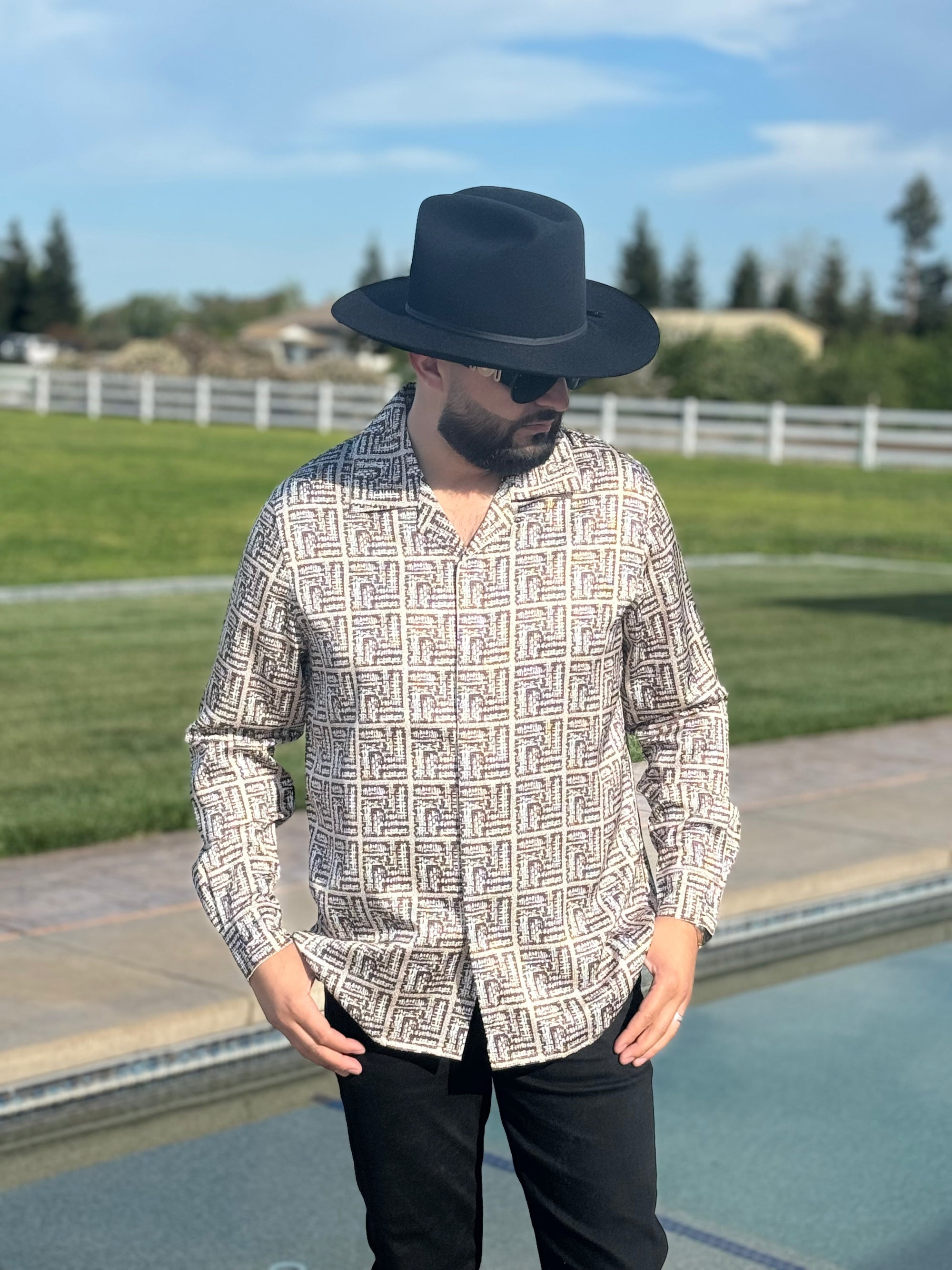 Printed LONG sleeve shirt