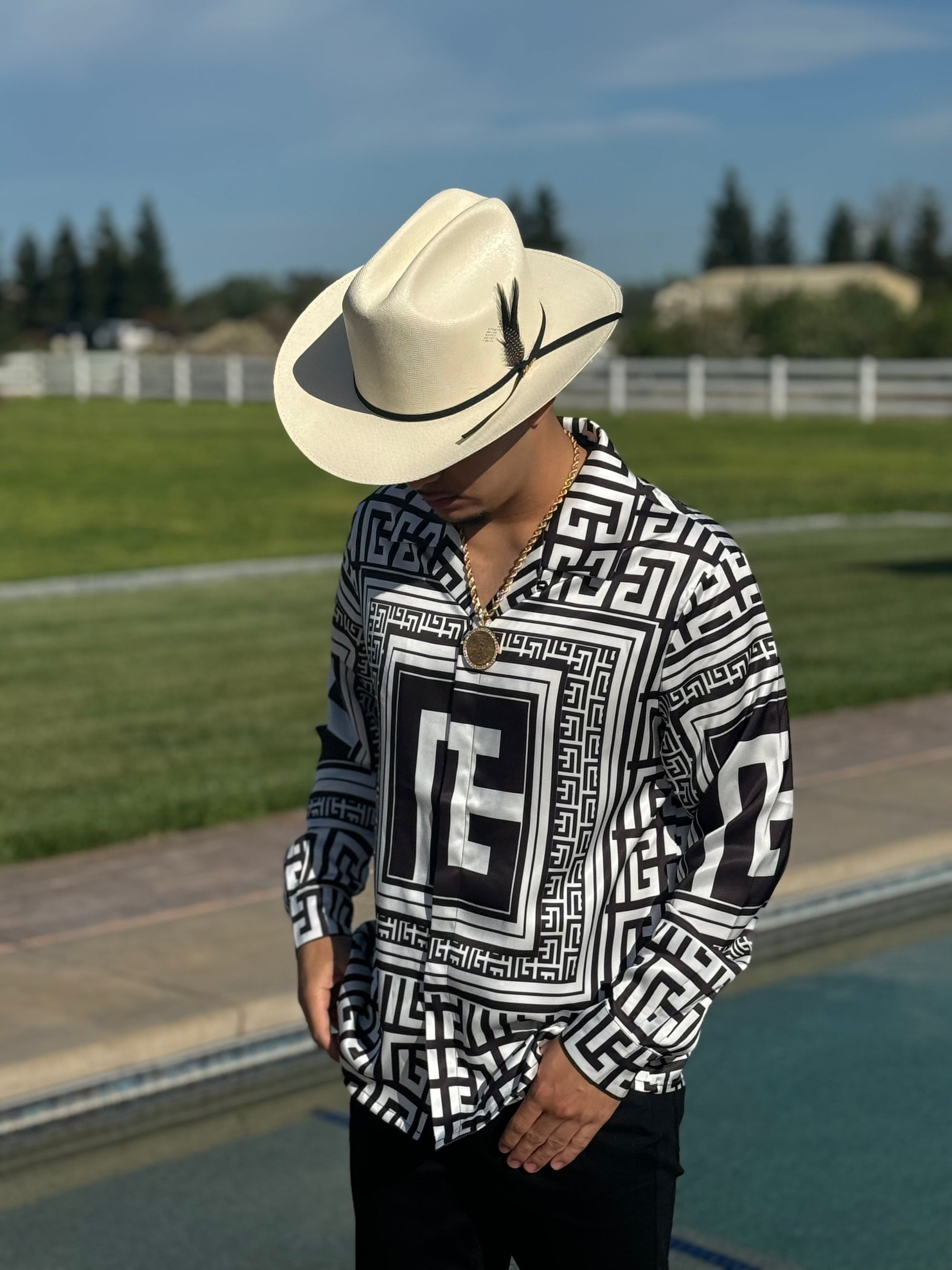 Printed LONG sleeve shirt