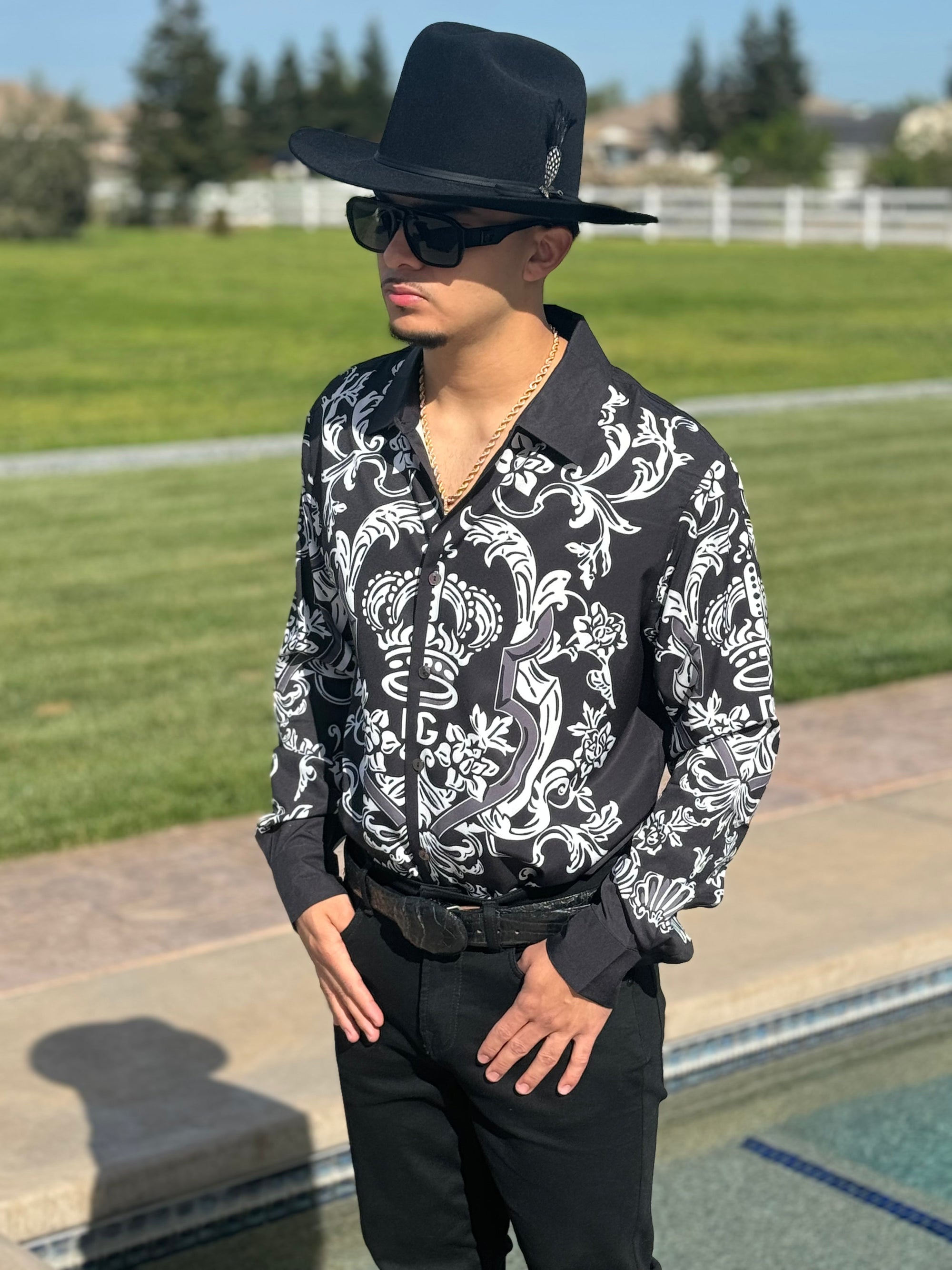 Printed LONG sleeve shirt