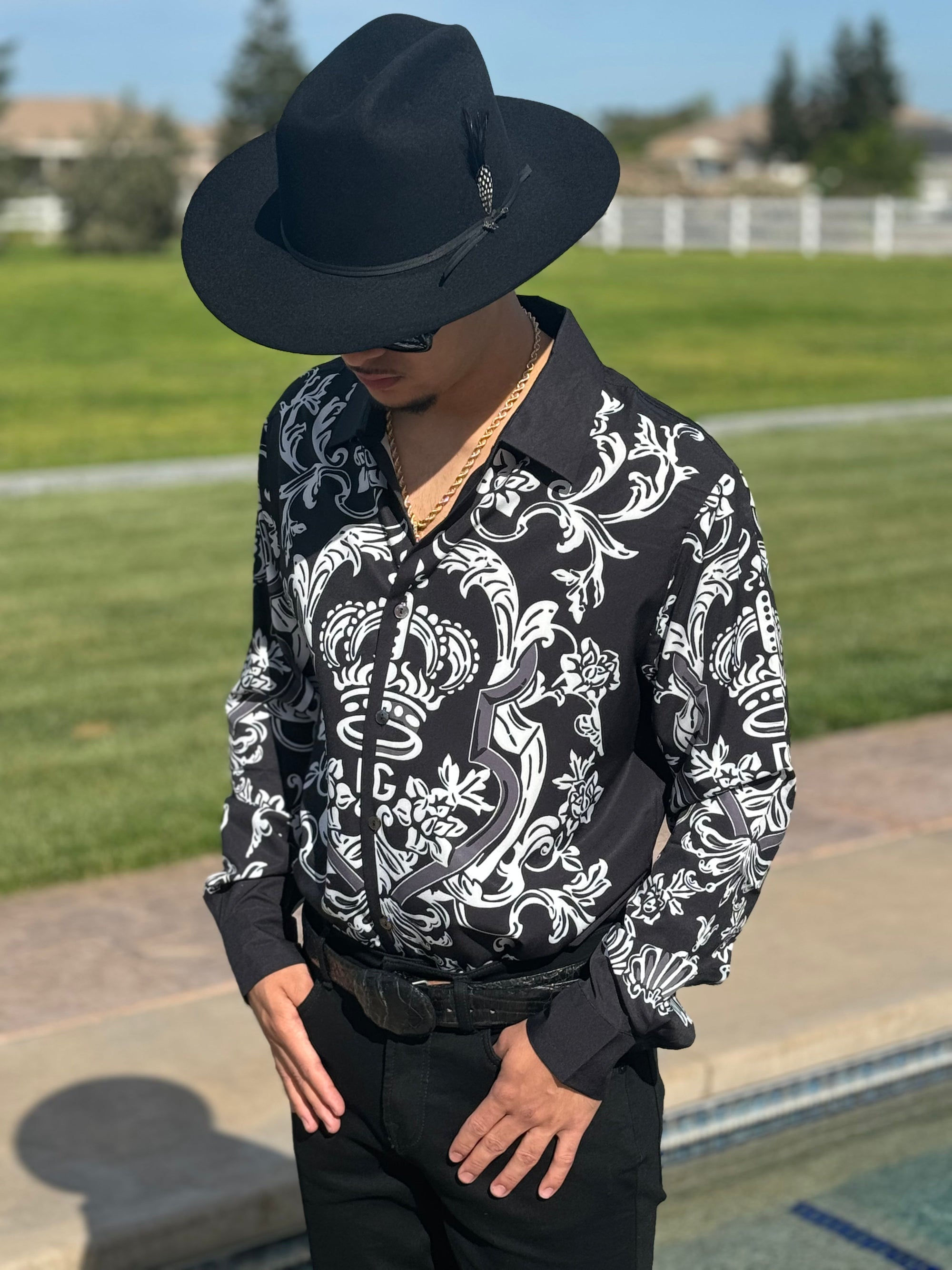 Printed LONG sleeve shirt
