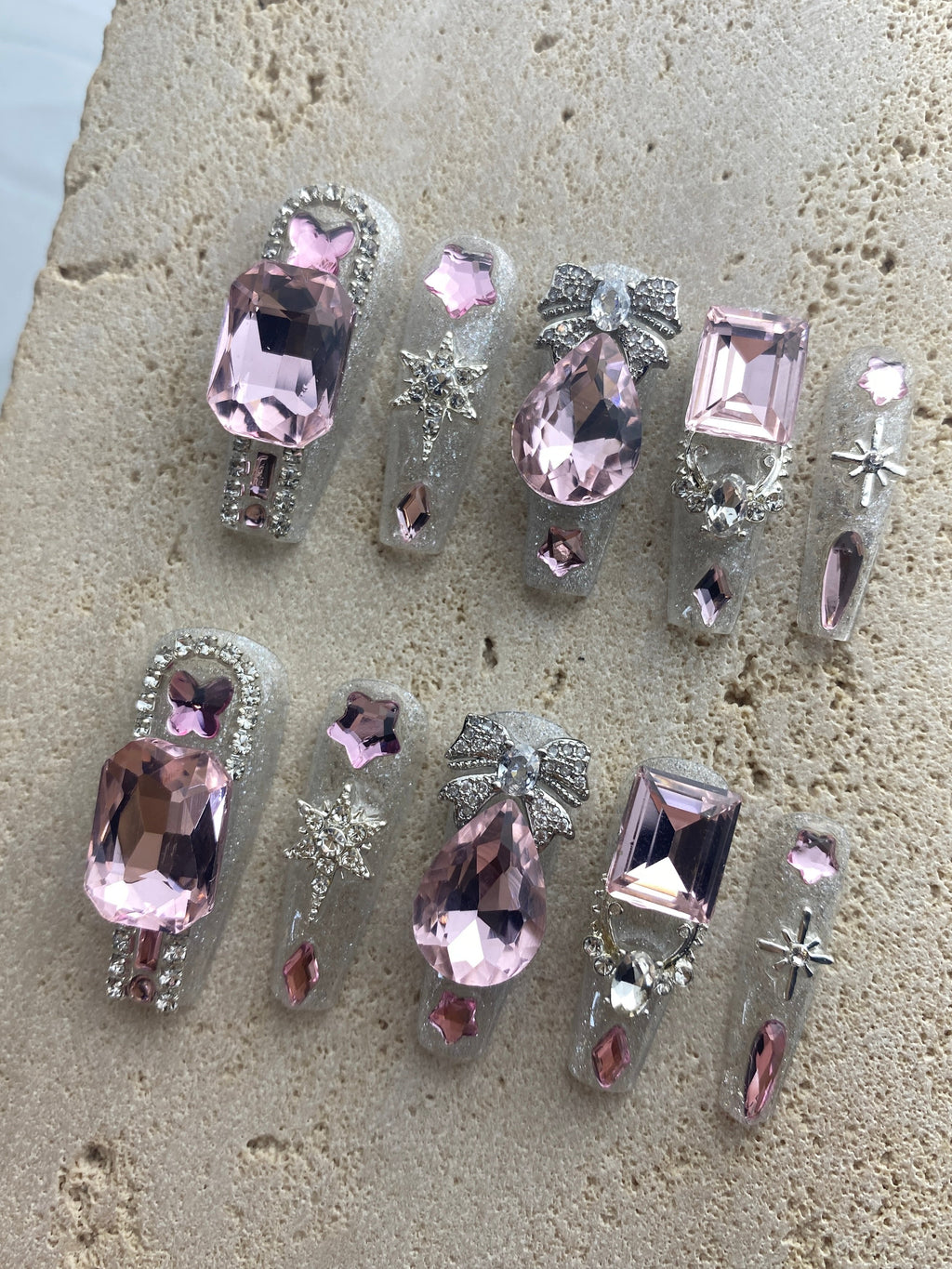 Bling bling Fantasy Press On Nails