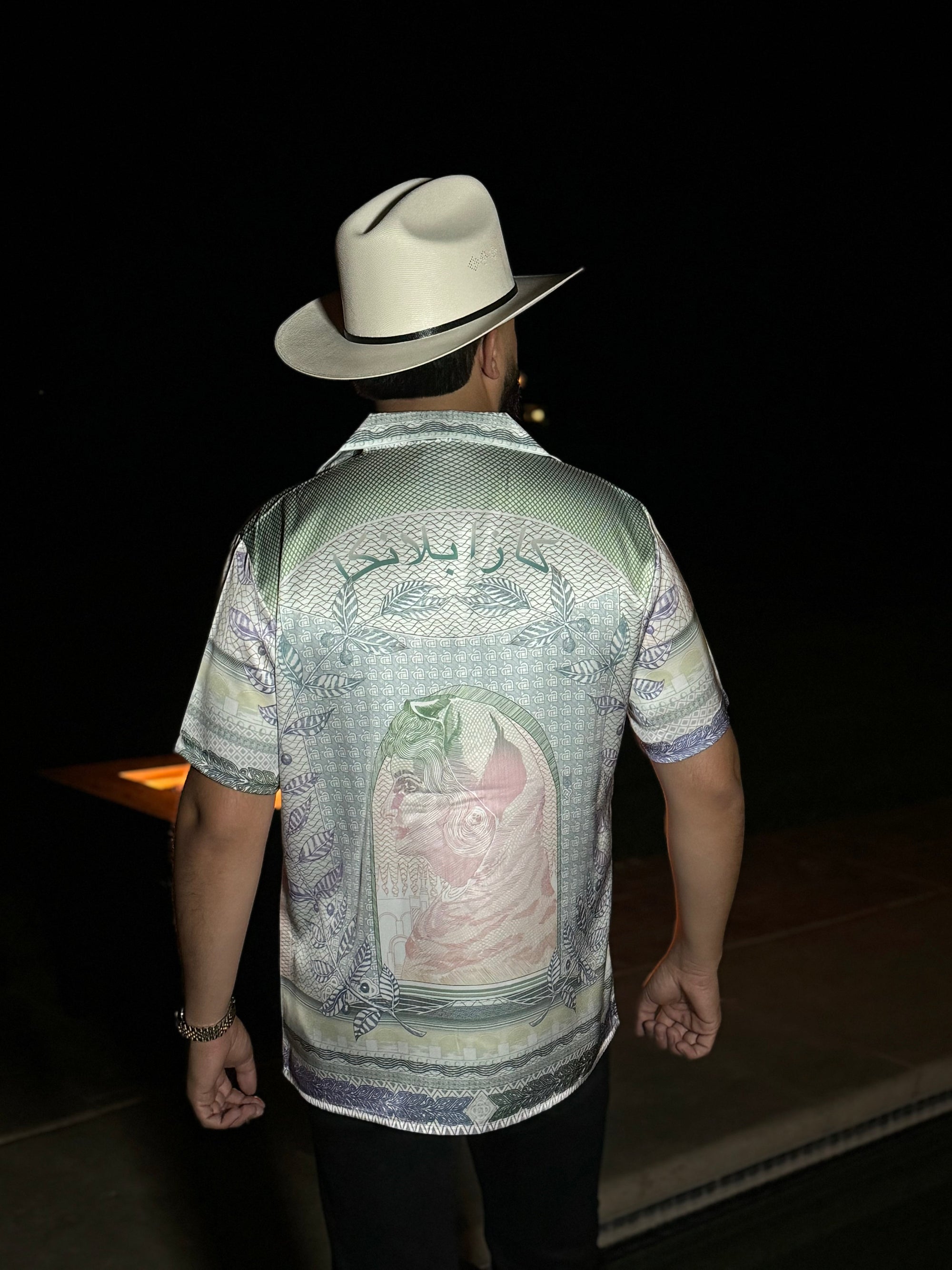 Printed short sleeve shirt