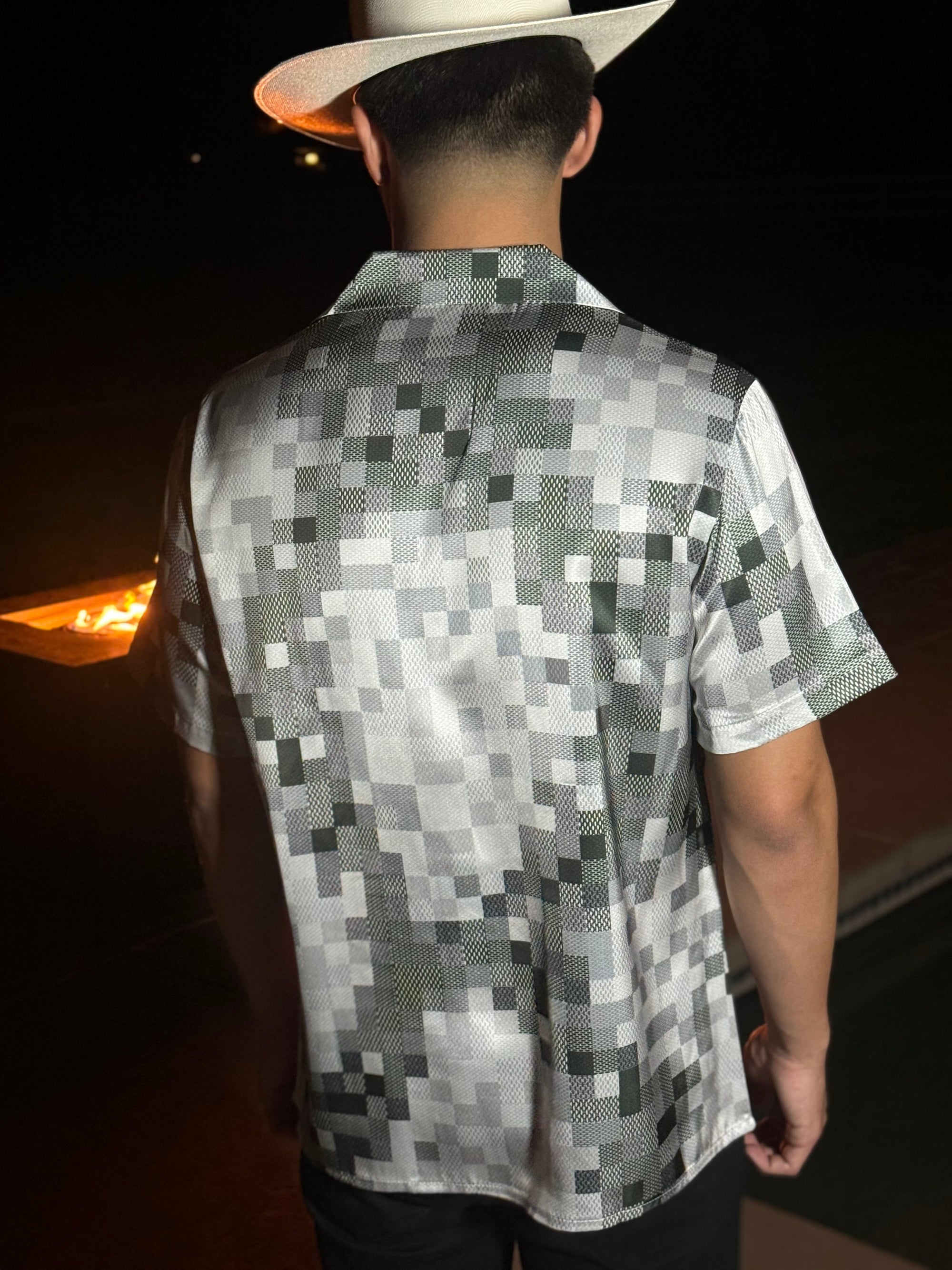 Printed short sleeve shirt