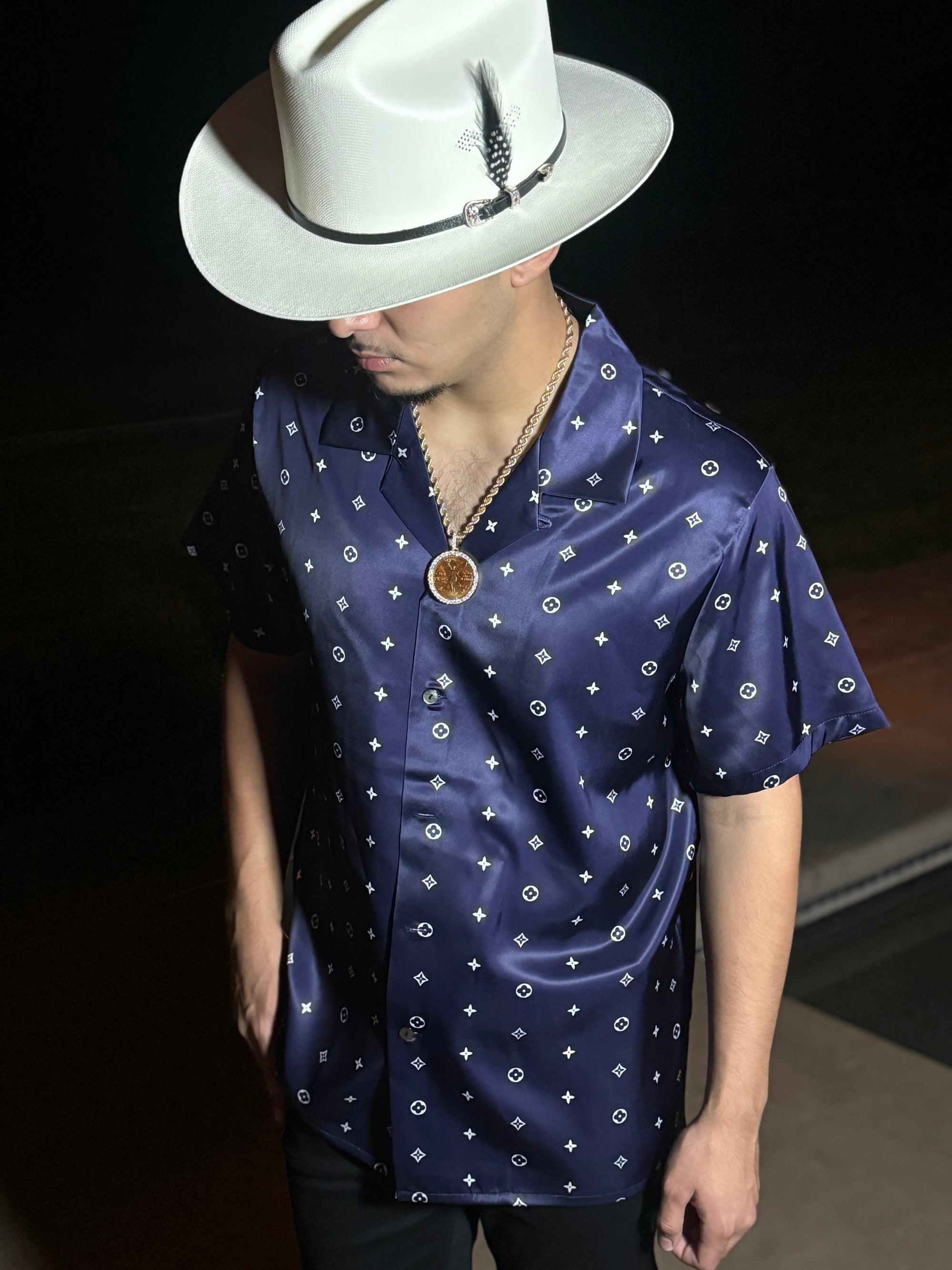 Printed short sleeve shirt