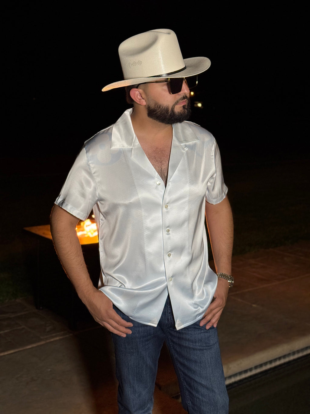 Printed short sleeve shirt
