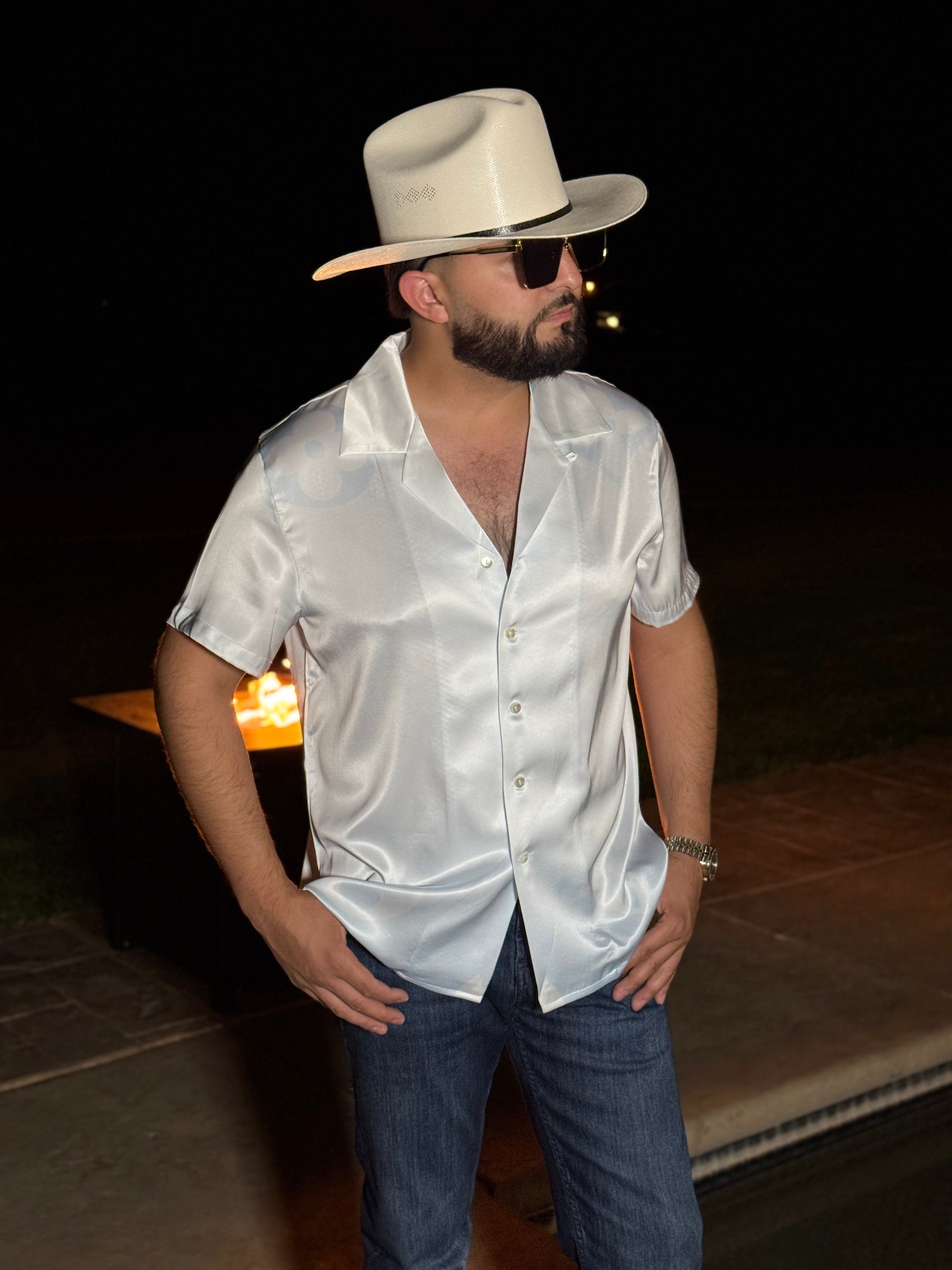 Printed short sleeve shirt