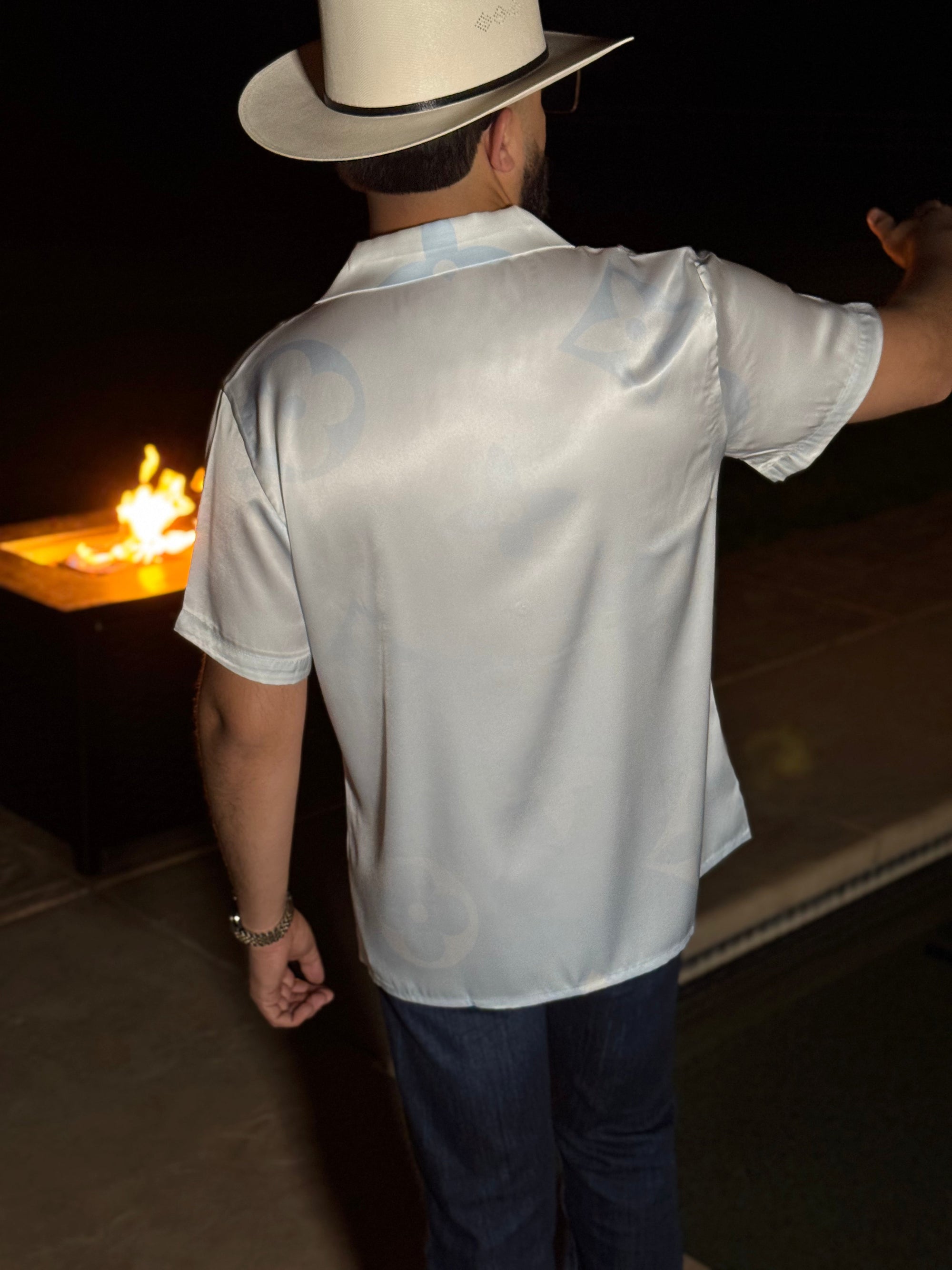 Printed short sleeve shirt