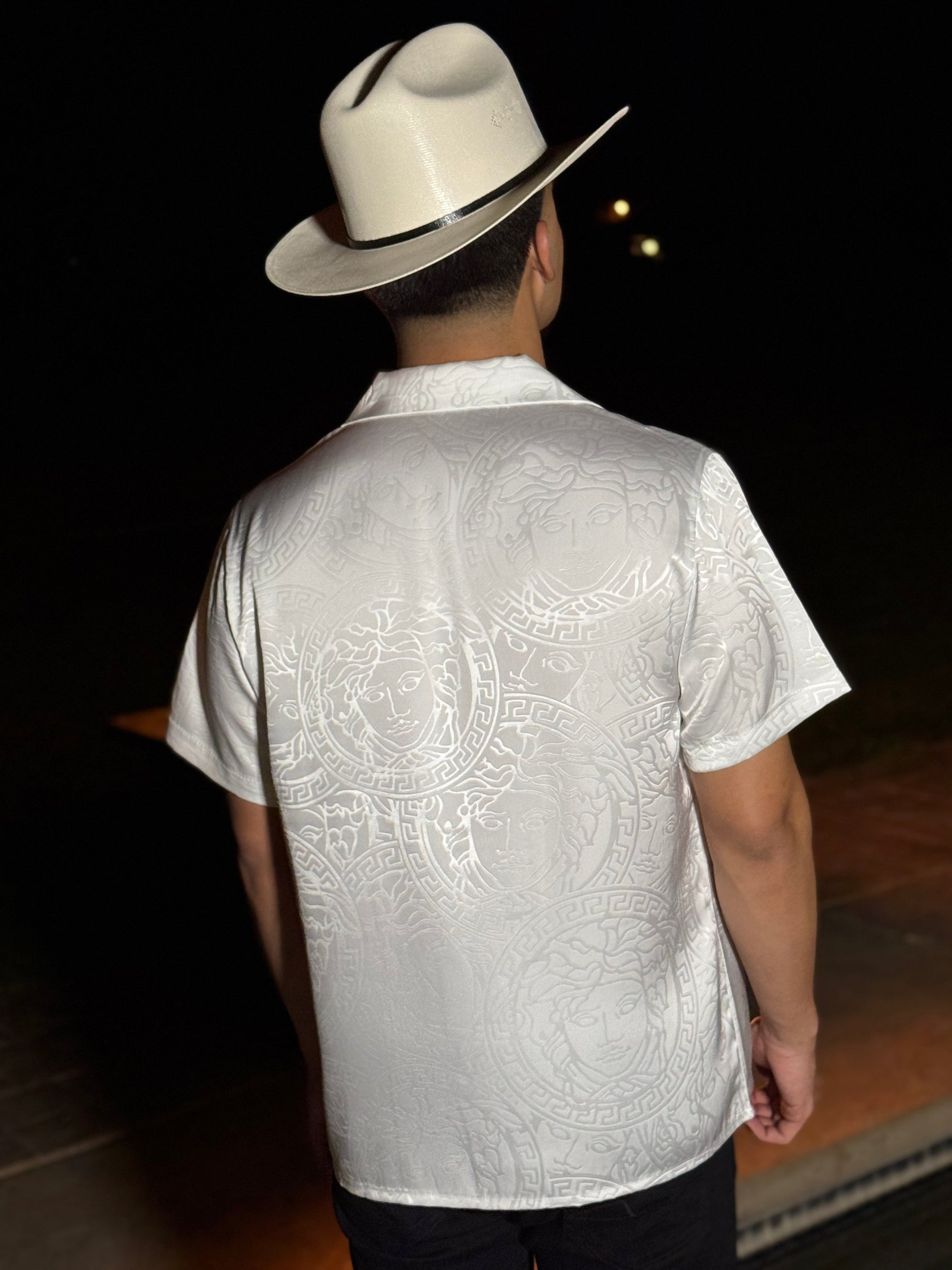 Printed short sleeve shirt